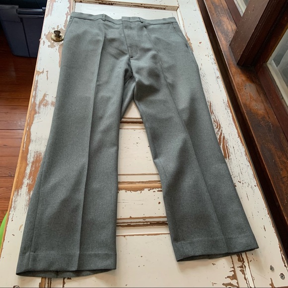 Vintage 1980’s Polyester Perma Prest Retro Pants - Picture 1 of 12